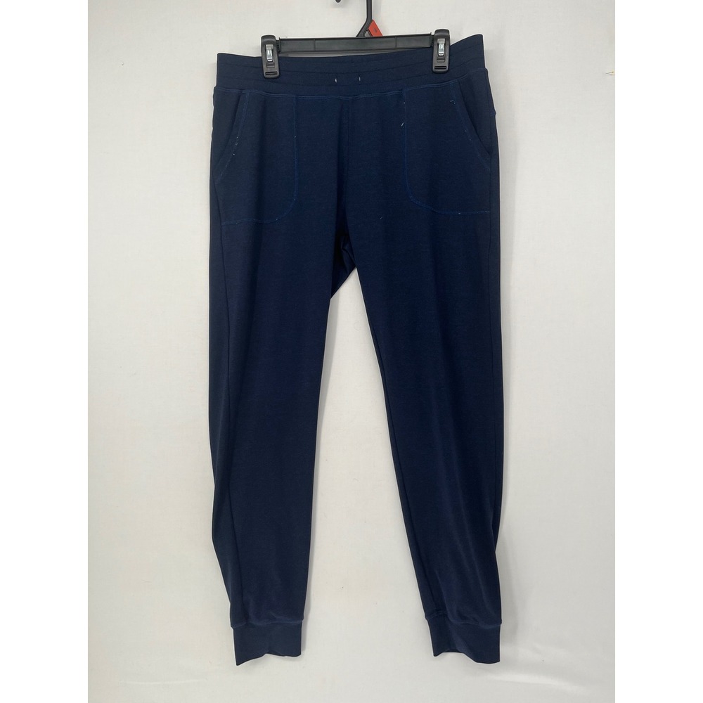 Zyia Active Joggers Navy Blue Space Dye Athletic Pants Pockets Women XL
